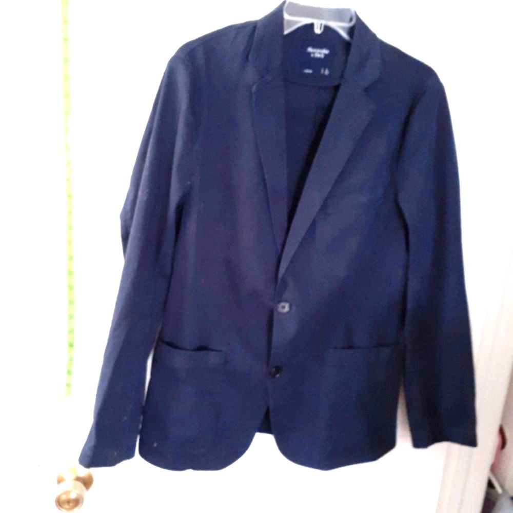 Abercrombie & Fitch jacket s classic navy blue blazer classic cotton luxury top